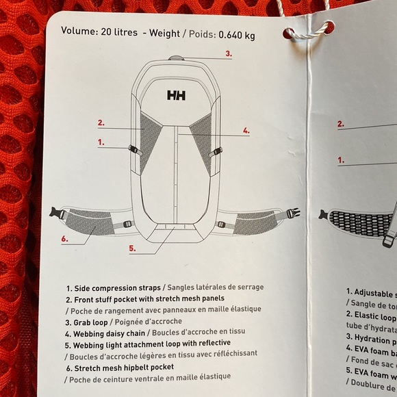🏔️NWT: HELLY HANSEN✨ Unisex Generator Backpack - 20L - Picture 14 of 16
